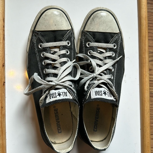 Black Converse All Star Shoes - Picture 2 of 5